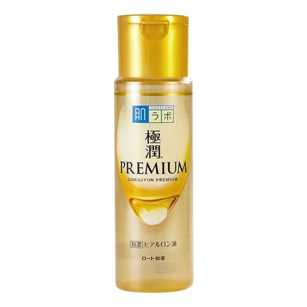 Rohto Hada Labo Gokujyun Premium Skin Toner for Natural Glowing Complexion 5.7Oz (170ml)